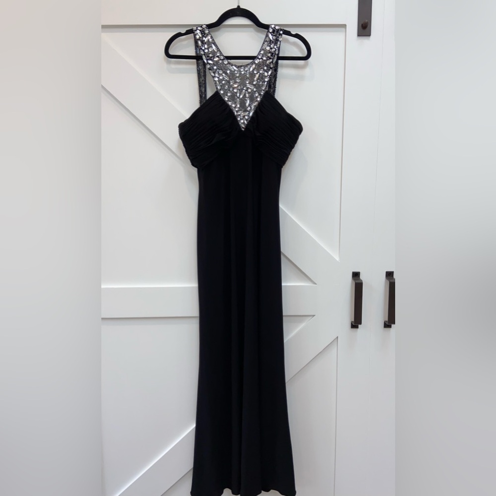 Cocktail dress with rhinestones
